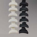 فروش عمده کلیپس مو پلاستیکی طرح خاویاری