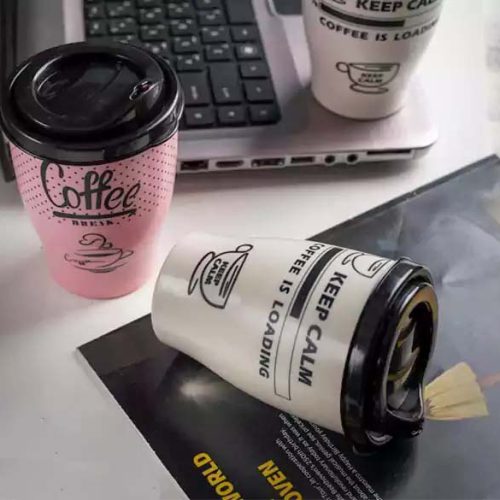 فروش عمده لیوان قهوه درب دار 500 میل