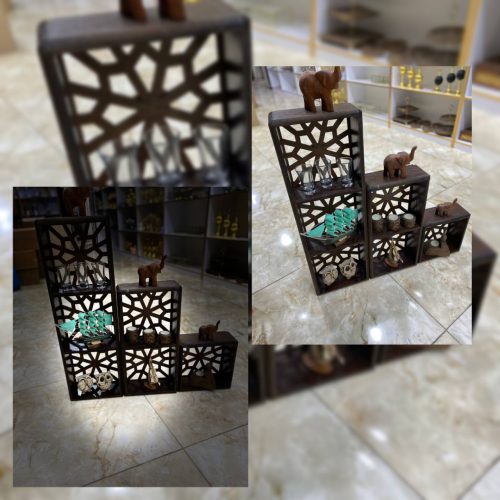 شلف دیوارکوب 3 سایز گره چینی