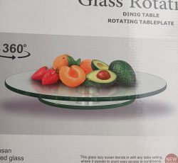 سینی شیشه ای گردان