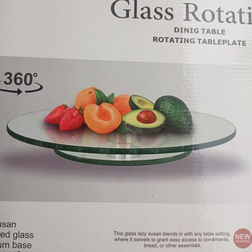 سینی شیشه ای گردان