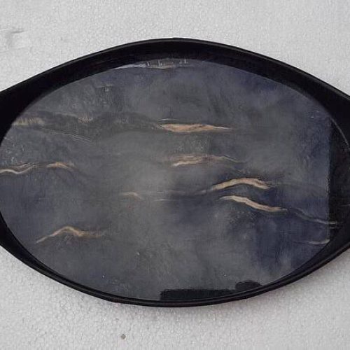 سینی بیضی کف سنگ