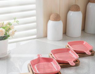 فروش عمده اردو مزه تابه گریل مربع تک دسته 4خانه