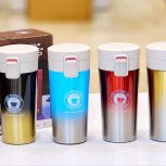 تراول ماگ 380 استیل 2رنگ vacuum