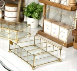 تیبگ برنجی ۴ خانه