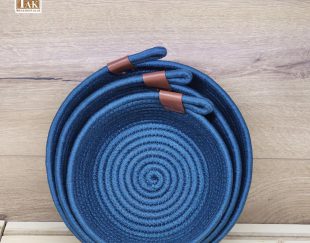 عمده فروشی سبد گرد کنف بافت