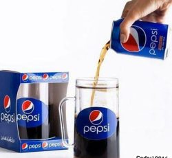 لیوان اکرولیک دوجداره یخ زن پپسی