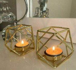 جاشمعی مکعب نقلی طلایی