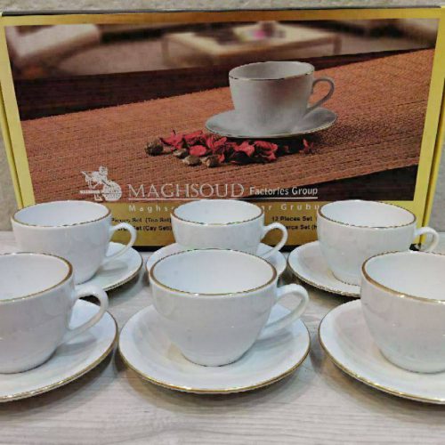 عمده فروشی سرویس چایی خوری دانمارکی لب طلا