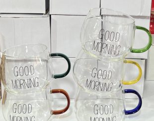 ماگ پیرکس گود دسته رنگی توپل