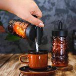 پخش عمده شکر پاش لاو دسته دار قهوه ای
