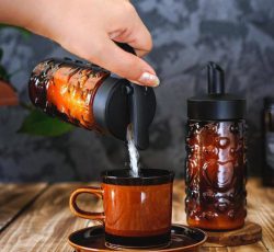 پخش عمده شکر پاش لاو دسته دار قهوه ای