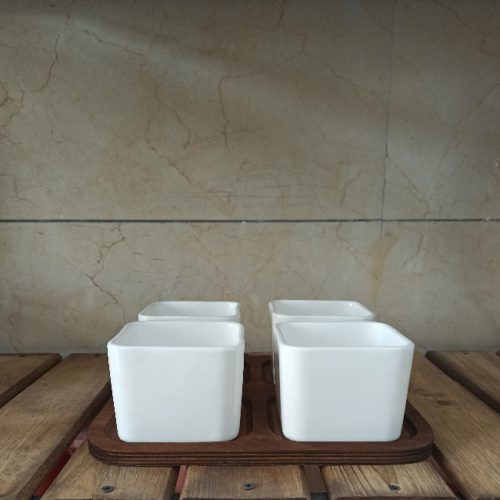 اردوخوری سرامیکی زیره چوب دلوین