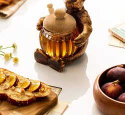 ظرف عسل خرسی چوبی