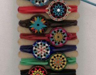 دستبند سنتی دریم کچر بند چرمی