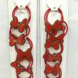 کش مو یلدایی پاپیون ( ۶ جفتی )