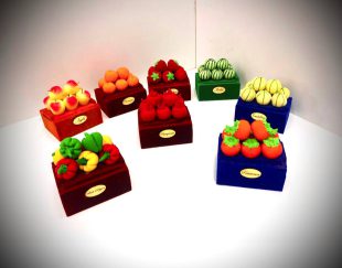 جعبه میوه مخملی | کارتن 62 عددی | قیمت مناسب