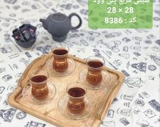 سینی مربع تمام چوب: نظم و زیبایی در آشپزخانه