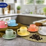 قهوه خوری رنگی و مشکی سفید، راهی برای داشتن یک قهوه لذیذ و دلچسب