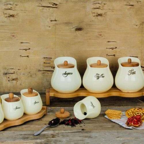 سرویس ۸پارچه یقه دار، راهی برای داشتن یک آشپزخانه مرتب و زیبا