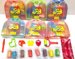 “خمیر بازی ۸ رنگ” کیفیت بالا، مناسب برای کودکان