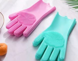 دستکش سیلیکونی ۱۴۰ گرمی، یک دستکش کاربردی و مقاوم برای آشپزی و نظافت