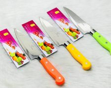 چاقوی ۳ میخ دسته رنگی اعلا، زیبایی و کیفیت در آشپزخانه شما