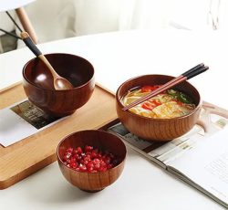 کاسه چوبی ۳سایز،یک وسیله کاربردی و زیبا برای آشپزی و پذیرایی