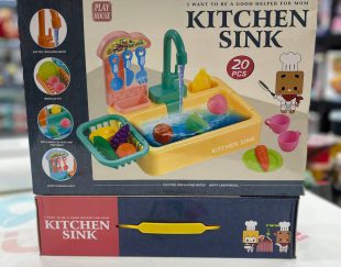 اسباب بازی سینک ظرفشویی، یک آشپزخانه واقعی برای کودکان