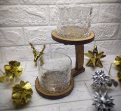 اردو دوطبقه آبگز پایه چوبی | یک انتخاب عالی برای پذیرایی