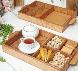 سینی تی بگ ۵ خانه دسته دار: نظم و زیبایی در سرو تی بگ
