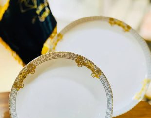 سرویس ۲۸ پارچه ورساچه نقره ای پارس اپال با کیفیت عالی و قیمت مناسب