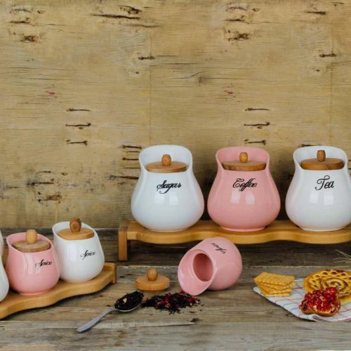سرویس ۸پارچه یقه دار، راهی برای داشتن یک آشپزخانه مرتب و زیبا
