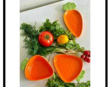 ظرف هویج تخت و گود: یک ظرف کاربردی و زیبا برای پذیرایی