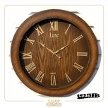 ساعت دیواری لوکس چوبی با قیمت مناسب