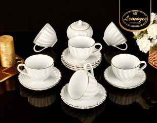 سرویس چای خوری ۱۴ پارچه کارمن – انتخابی مناسب برای هر مهمانی