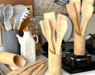 ست کفگیر بامبو – زیبایی و سلامت در آشپزخانه