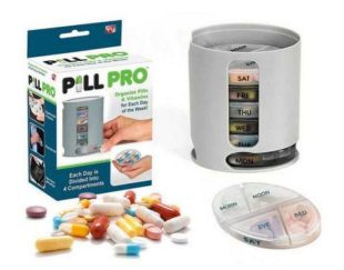 ظرف داروی خارجی جعبه دار pillpro،نظم و مدیریت در مصرف دارو