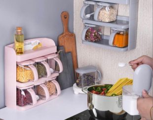 سرویس ادویه 2 طبقه دار: هدیه‌ای خاص و کاربردی برای خانم‌های خانه‌دار