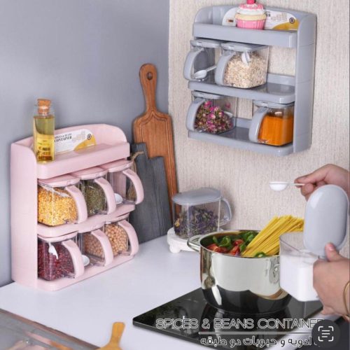 سرویس ادویه 2 طبقه دار: هدیه‌ای خاص و کاربردی برای خانم‌های خانه‌دار