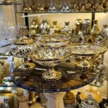 سرویس آبگز گل برجسته مشکی: انتخابی مناسب برای پذیرایی های شیک و مجلل