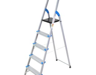 نردبان آهنی تاشو خانگی کیهان ۵پله | بهترین انتخاب برای کارهای خانگی