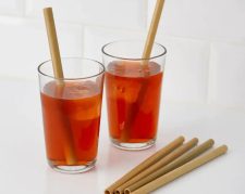 نی بامبو ۱۰ عددی، مناسب برای انواع نوشیدنی ها