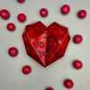 شکلات قلب کریستال بزرگ، هدیه‌ای رمانتیک و ماندگار