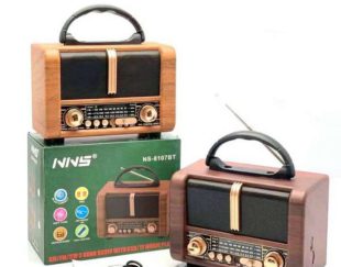 رادیو اسپیکر NS-8107BT | مناسب برای مسافرت و تفریح