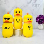 فلاسک تمام سیلیکونی طرح اردک، مناسب برای نگهداری آب و نوشیدنی