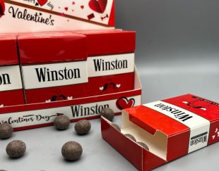 شکلات سیگار پاکتی با بسته بندی جذاب