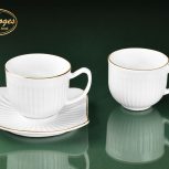 ست چای خوری 12 پارچه لارن، مناسب برای سرو چای و نوشیدنی های گرم
