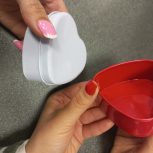 قوطی قلبی کوچک – پک 12 عددی – ارسال سریع