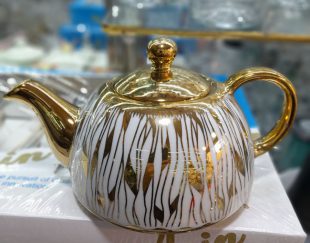 قوری طلایی کف پهن، یه انتخاب ایده آل برای دم کردن چای و دمنوش